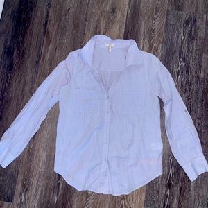 Light blue button down